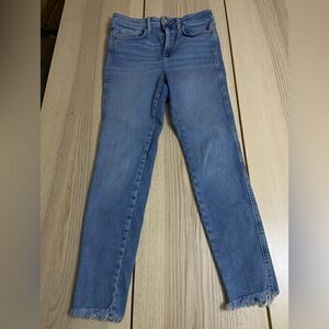 We the Free high rise distressed slim straight leg jegging  - Size 29